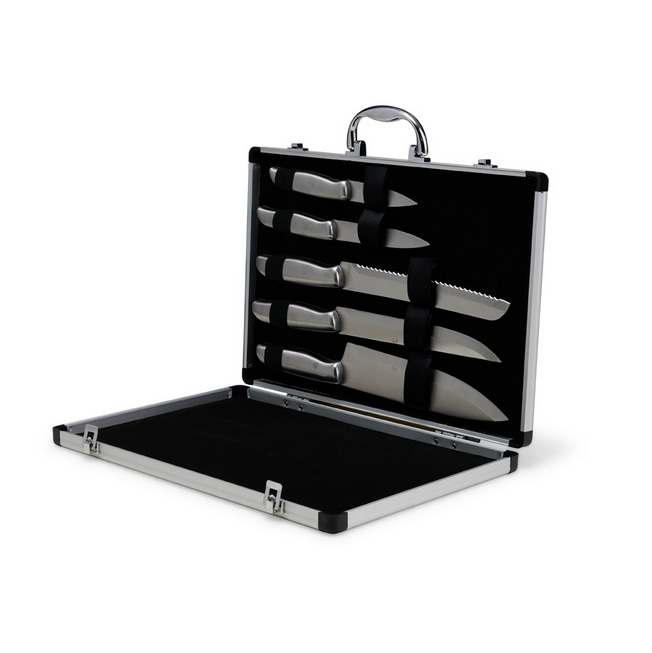 Maleta de Facas Elegancy – Sofisticação que corta até nos detalhes.